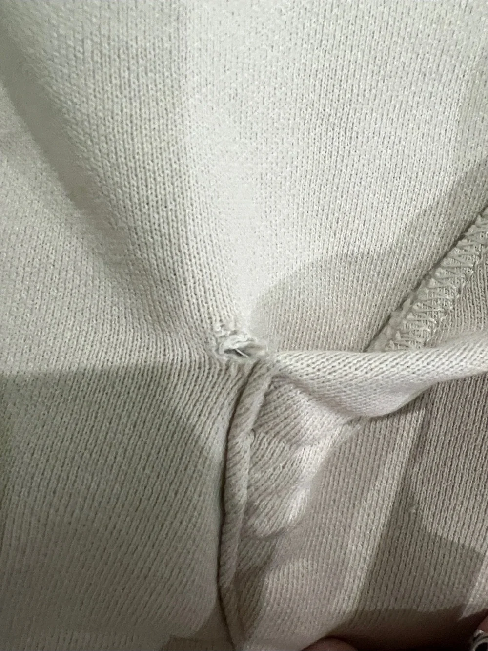 Carhartt Cream Hoodie with Tan Logo